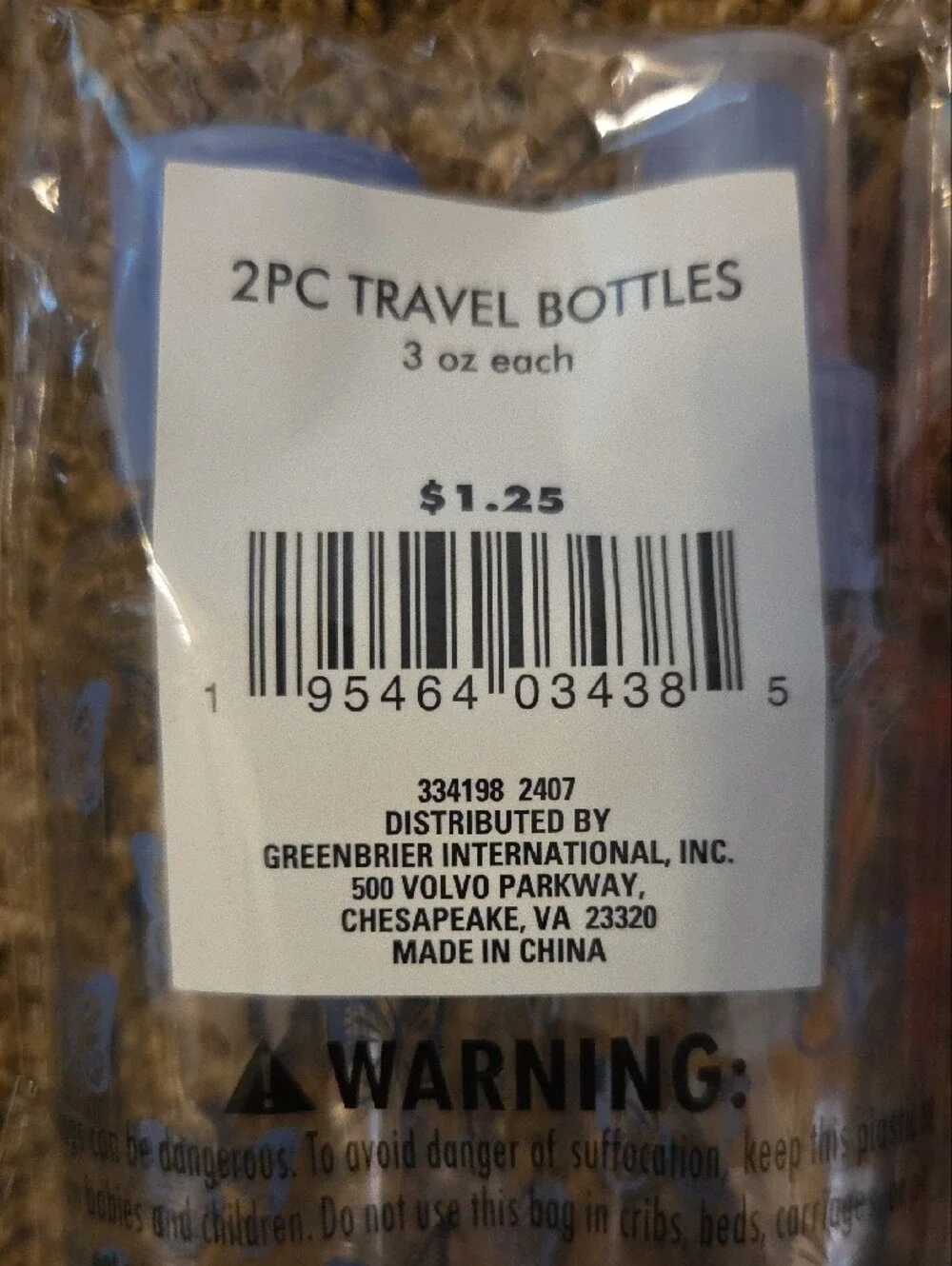 2 Travel Spray Bottle Sets